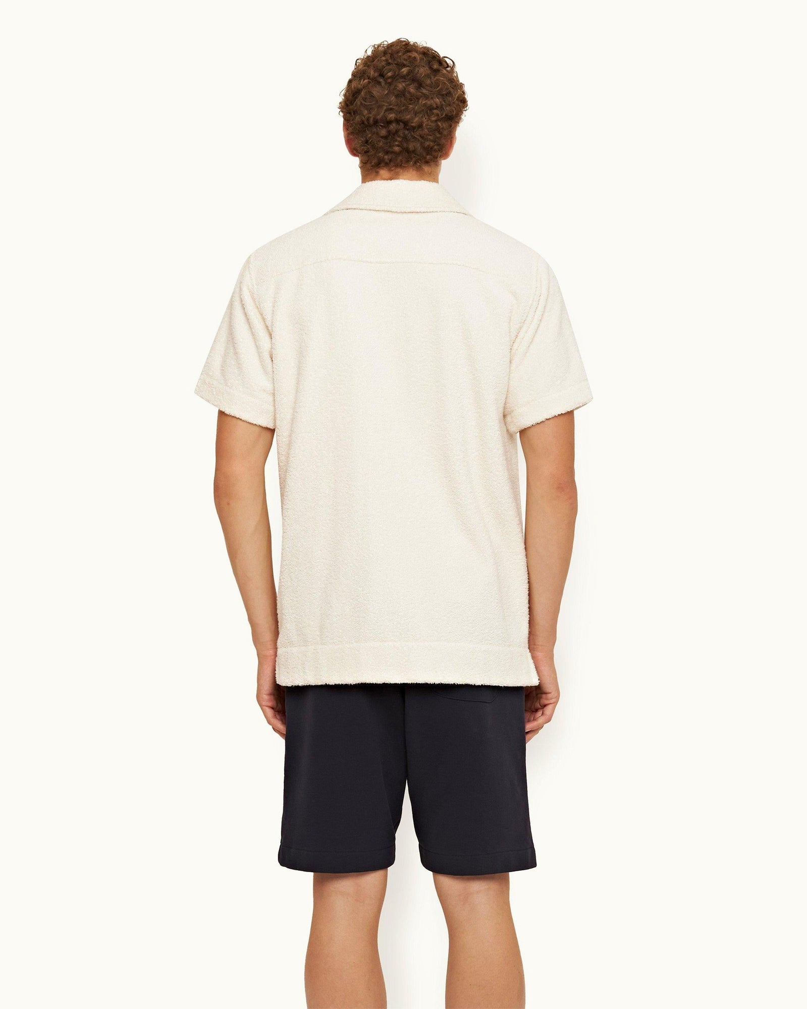 Matchstick Relaxed Fit Lounger Pile Towelling Lounge Shirt | Matchstick