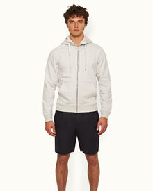 Cinder Classic Fit Mix Texture Hooded Sweatshirt | Cinder