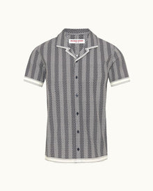 Men | Hibbert Shirt | Night Iris/White Sand