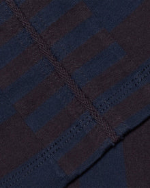 Kids | Dark Sapphire Stripe Organic Cotton Tailored Fit T-Shirt | Dark Sapphire