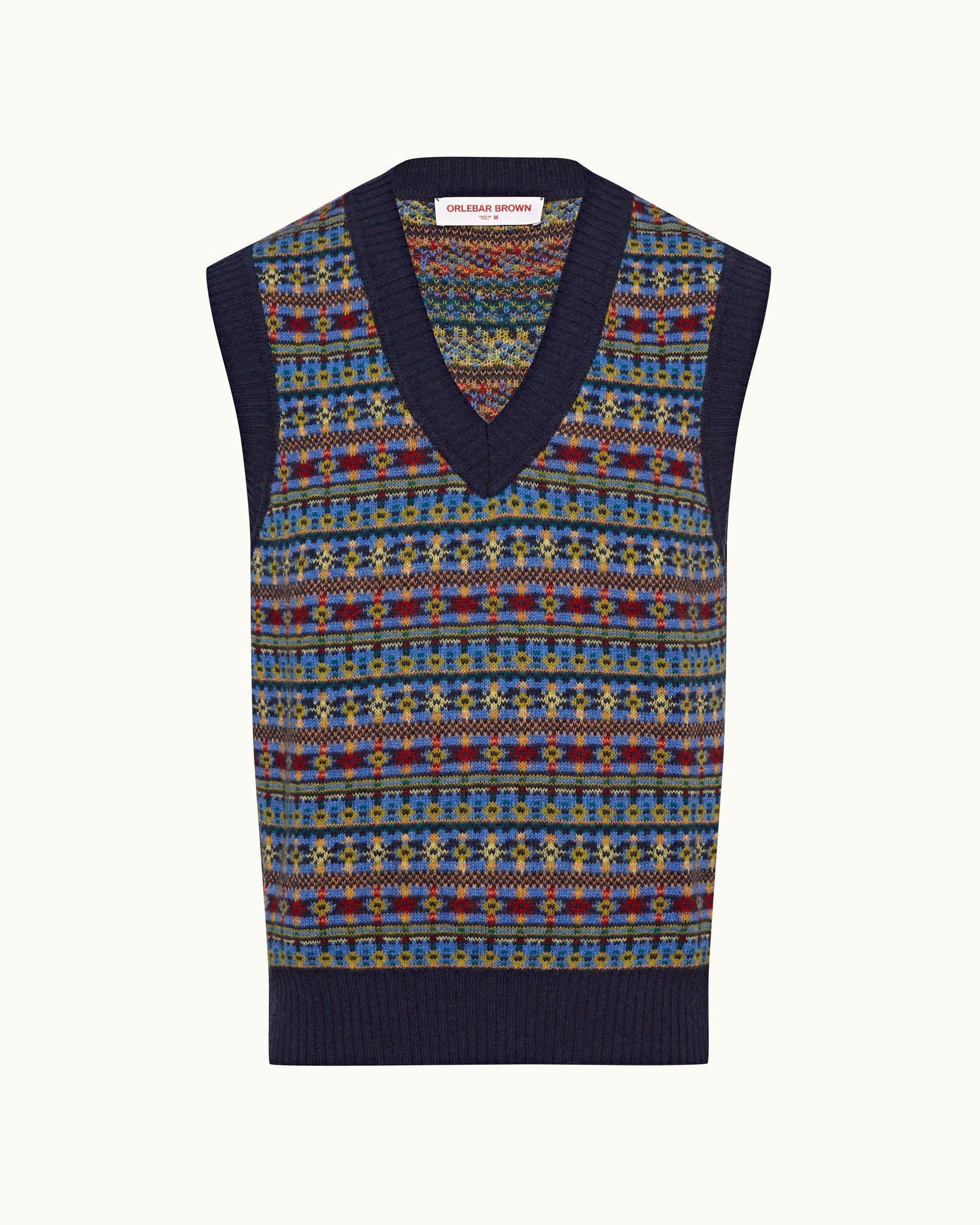 Multi Fair Isle Lambswool Tank Top | Multi