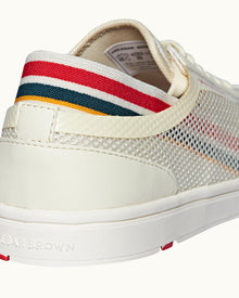 Larson Stripe White/Orange O.B Stripe Shoe You Can Swim In | White/Orange