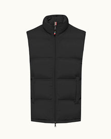 Black Relaxed Fit Down-Fill Gilet | Black