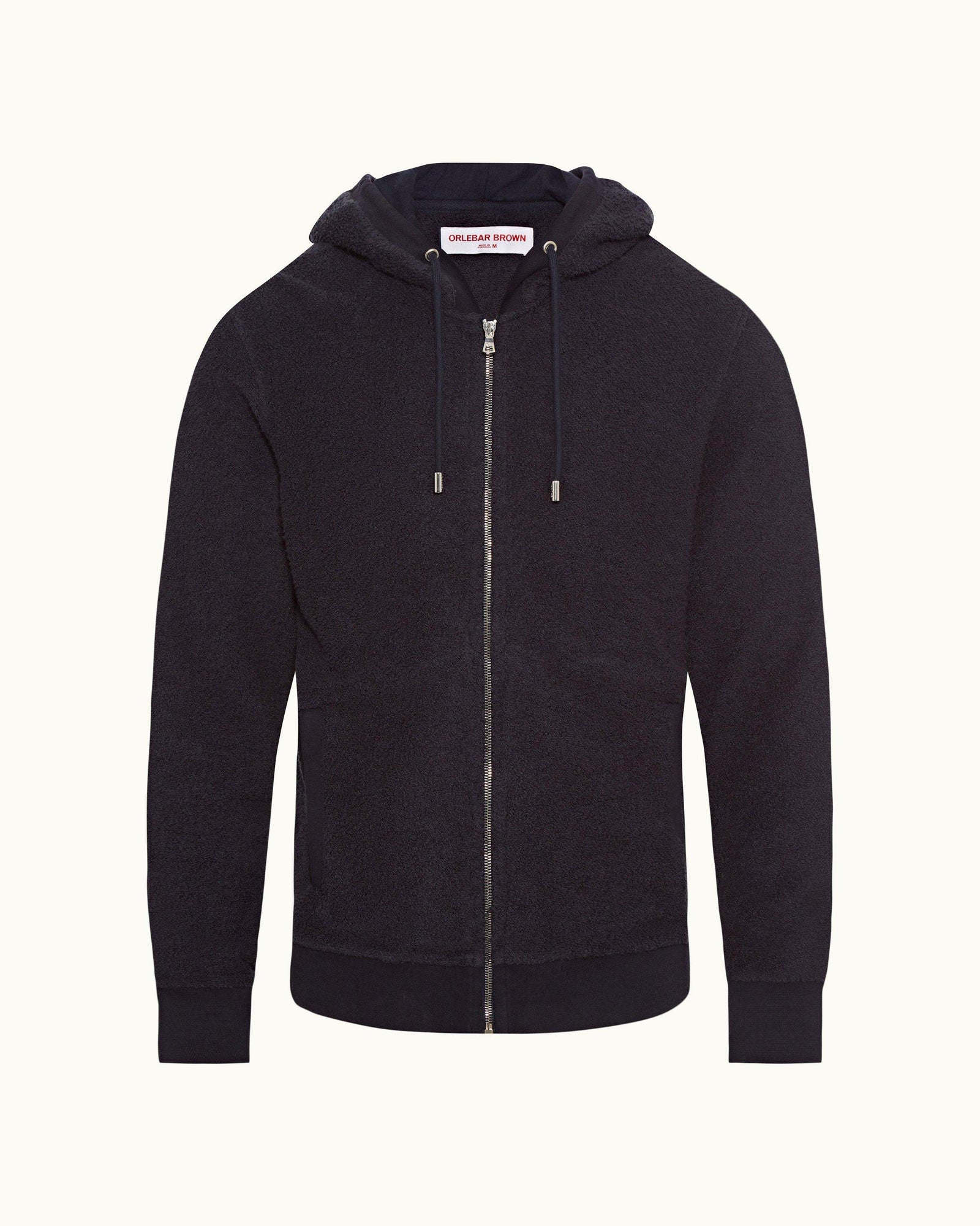 Mathers Dark Nocturnal Navy Zip-Thru Hooded Sweatshirt | Dark Nocturnal Navy