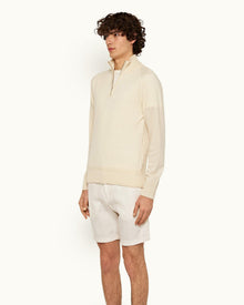 Men | Norwich Linen Short | White Sand