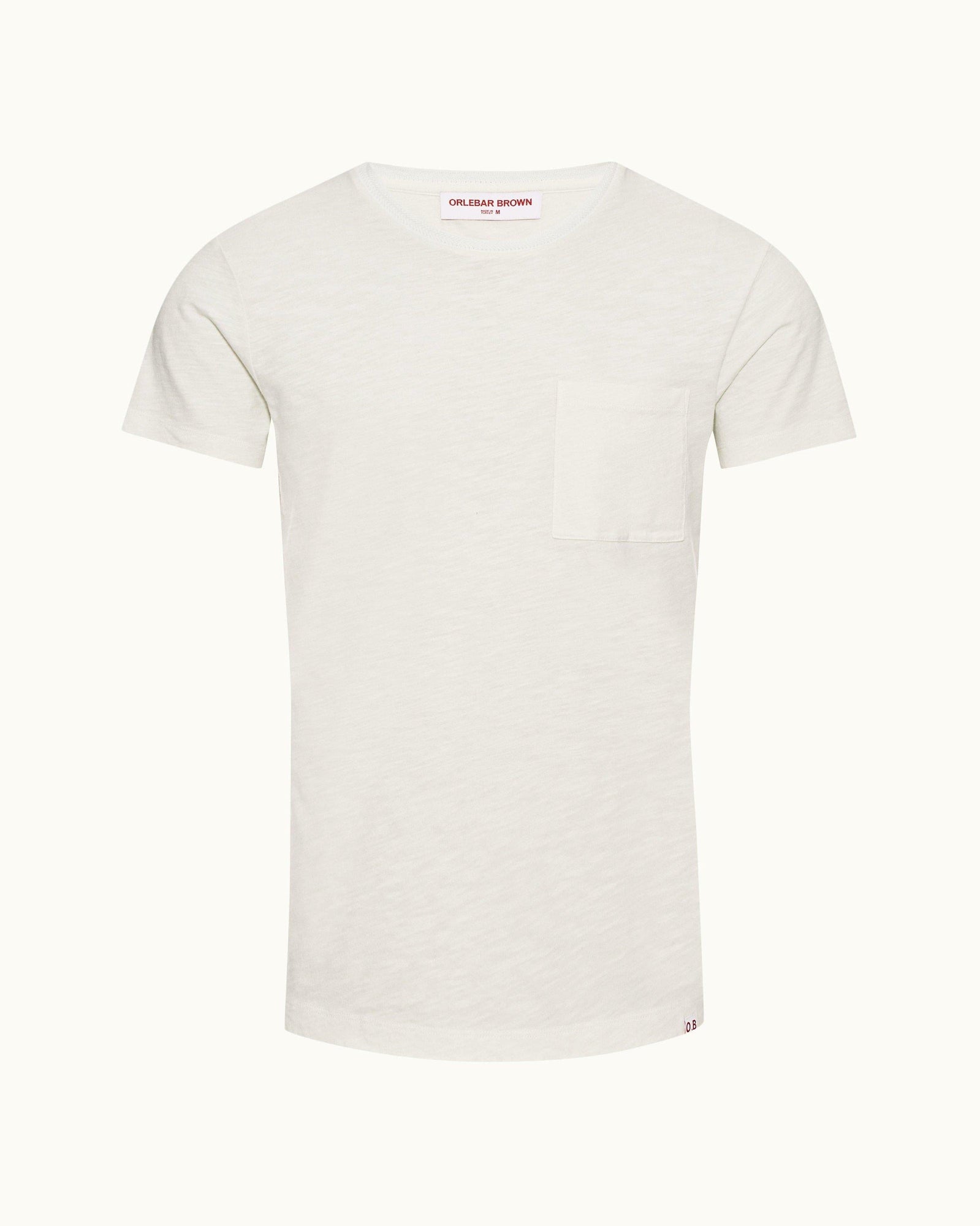 Cloud Crew Neck Garment Dye Cotton T-shirt | Cloud