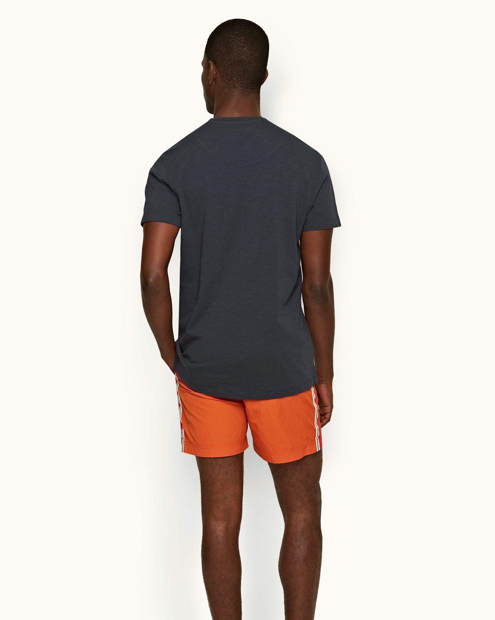 Palm Classic Fit Garment-Dyed Organic Cotton T-shirt | Baltic Blue