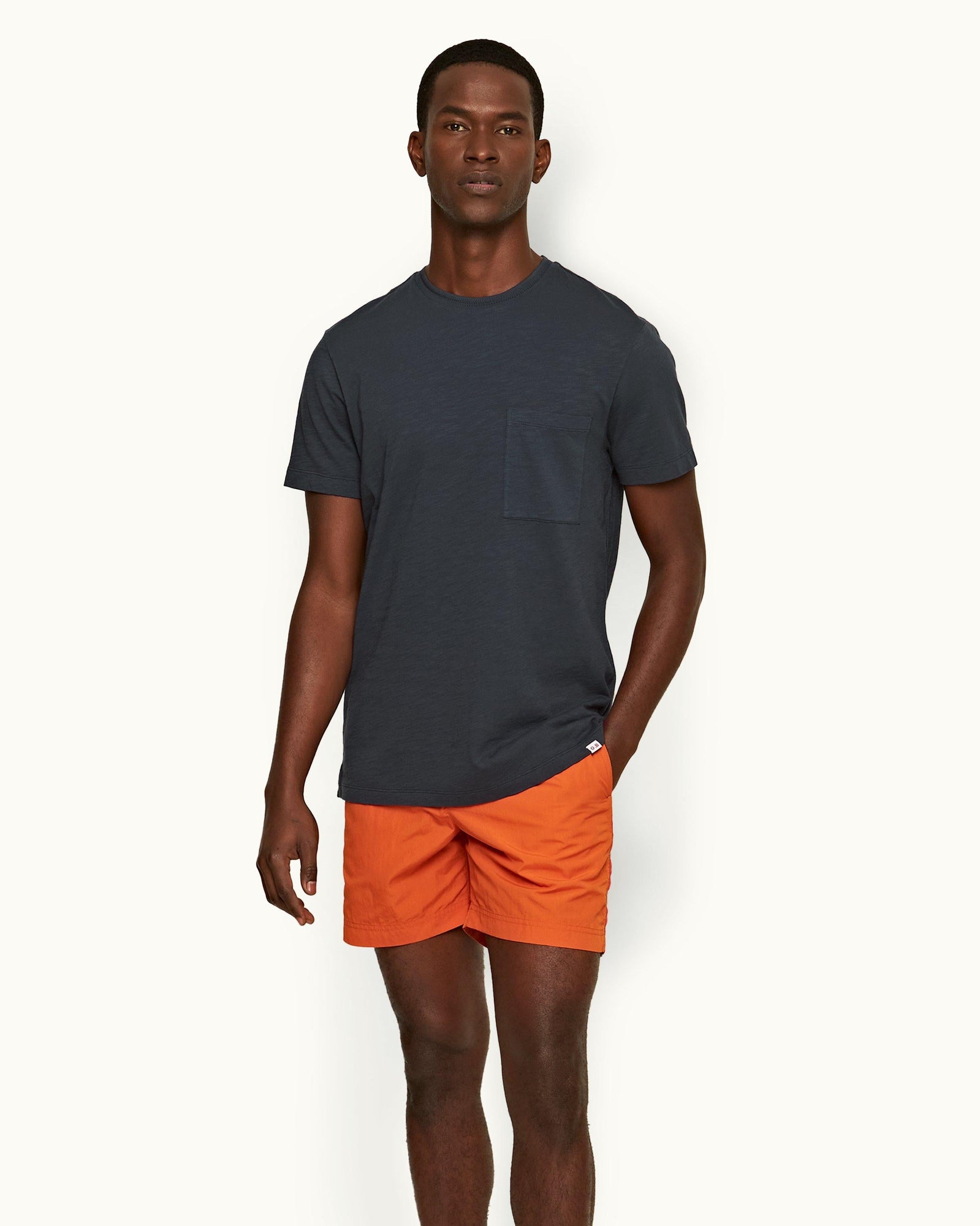 Palm Classic Fit Garment-Dyed Organic Cotton T-shirt | Baltic Blue