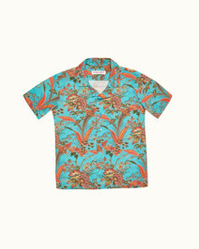 Kids | Veranda Capri Collar Short-Sleeve Lotus Shirt | Veranda