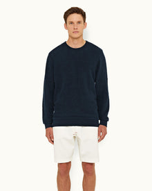 Dark Nocturnal Navy Classic Fit Sweatshirt | Dark Nocturnal Navy