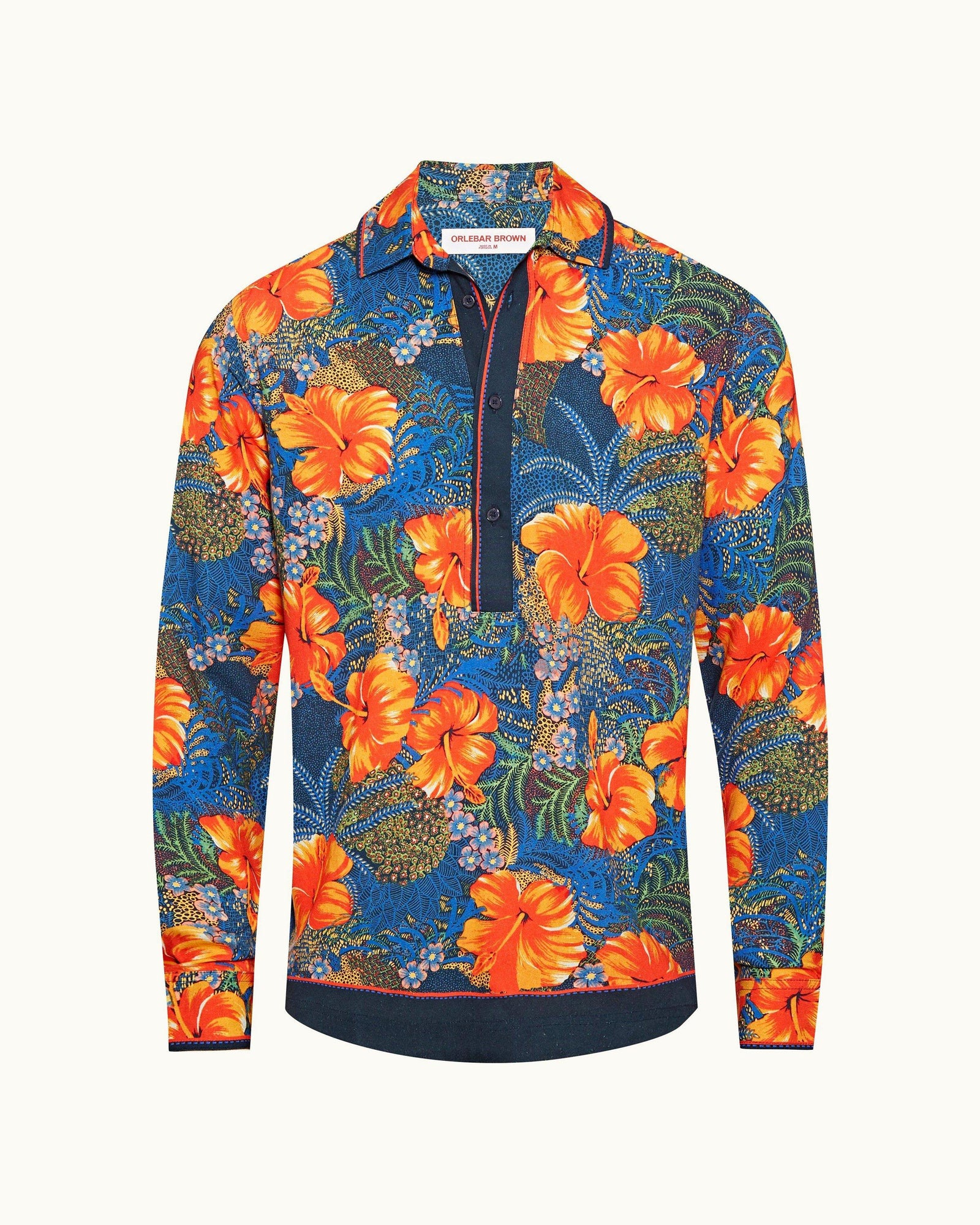 Multi Club Tropicana Print Classic Collar Shirt | Multi