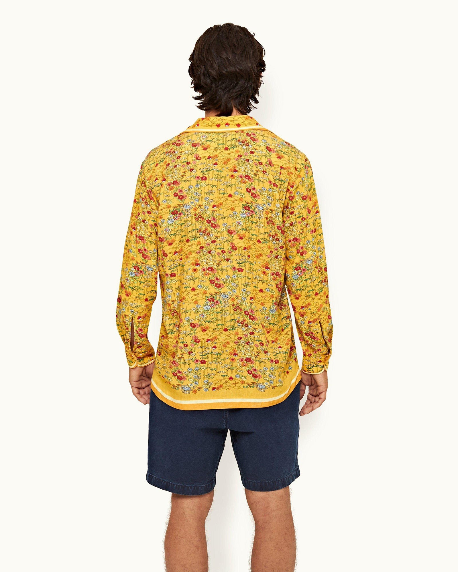 Bright Gold Solo Fantasy Relaxed Fit Overhead Shirt | Bright Gold