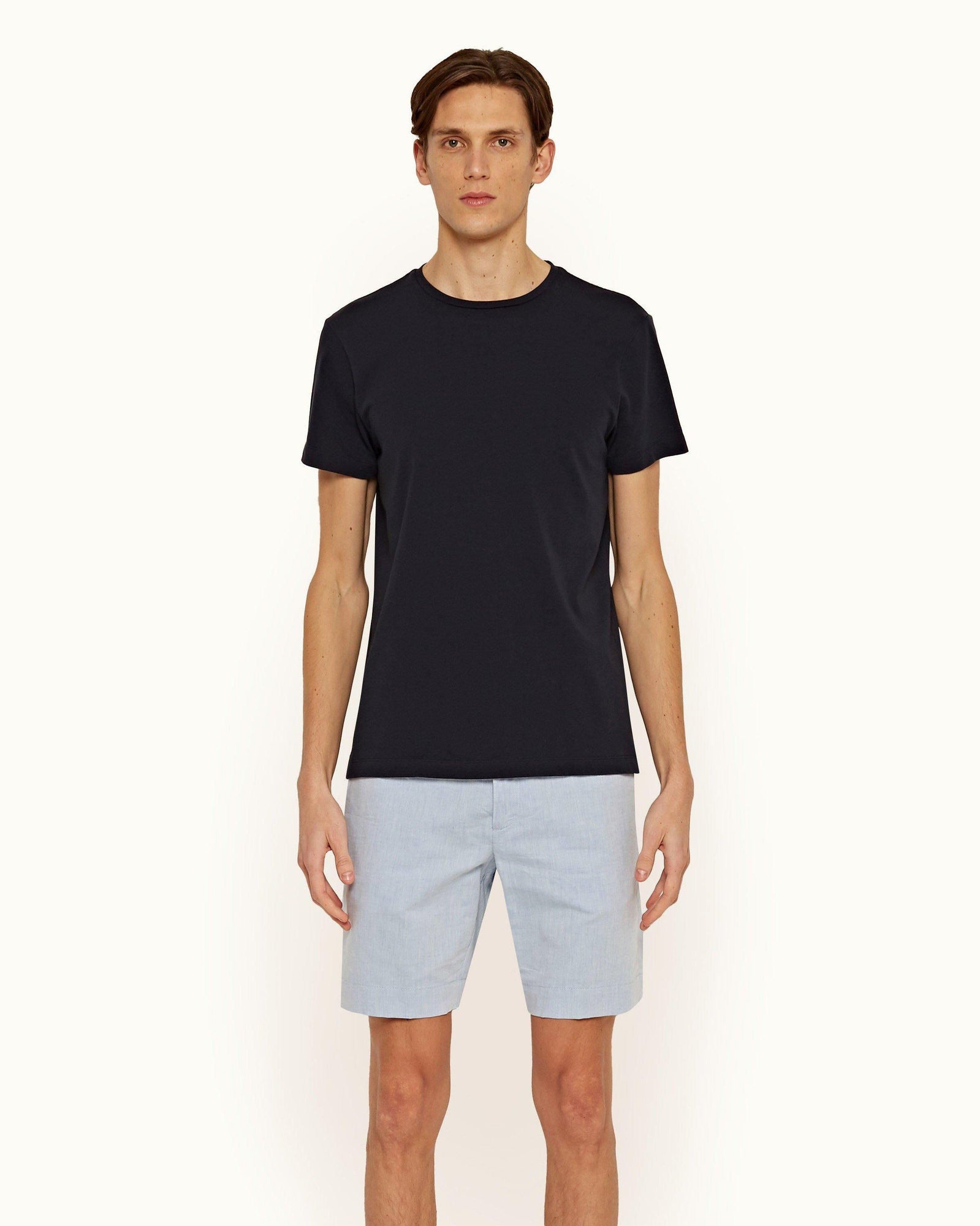 Sammy Tape Ink Stripe Tape Classic Fit Cotton T-shirt | Ink