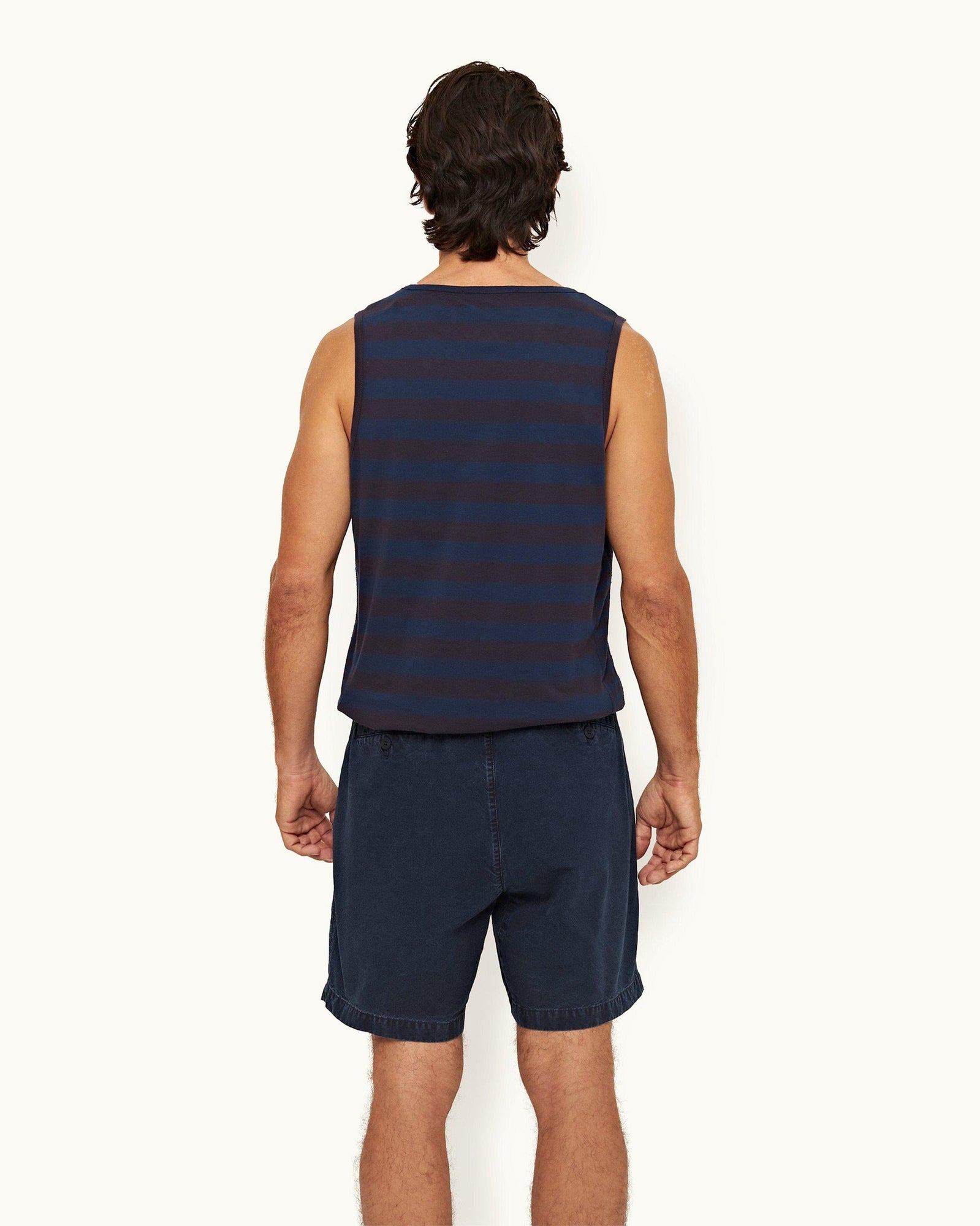 Indigo Relaxed Fit Denim Shorts | Indigo