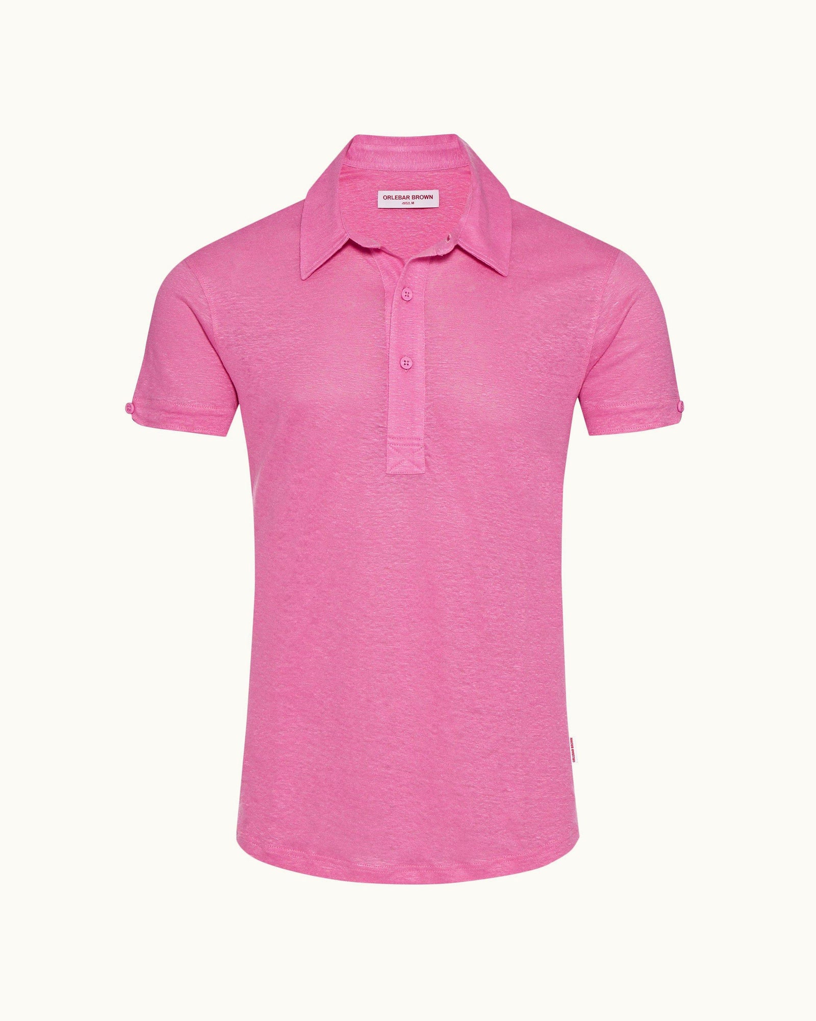 Candy Tailored Fit Linen Polo Shirt | Candy