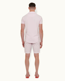 Conch Pink Tailored Fit Cotton Polo Shirt | Conch Pink