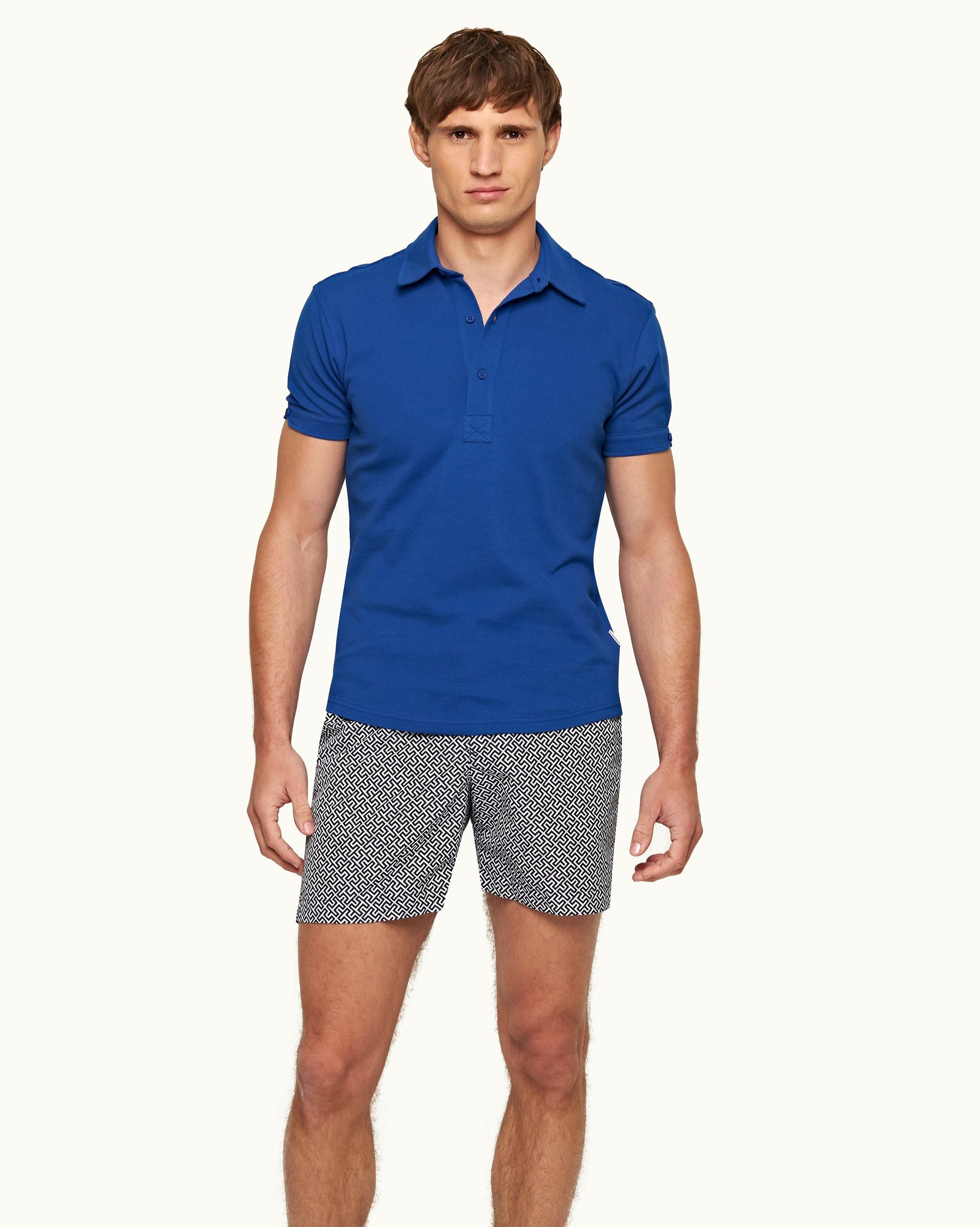 Sebastian Mazanine Tailored Fit Cotton Polo Shirt | Mazanine