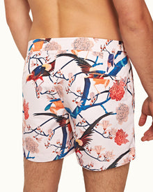 Setter Rose Flight Of Fantasy Shorter-Length Swim Shorts | Rose