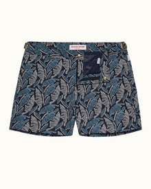 Setter Maya Blue/Navy Mantaro Print Shorter-Length Swim Shorts | Maya Blue/Navy