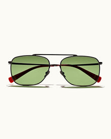 Tulum Shiny Anthracite Square Frame Sunglasses | Shiny Anthracite