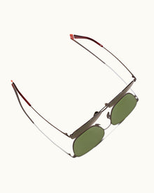 Tulum Shiny Anthracite Square Frame Sunglasses | Shiny Anthracite