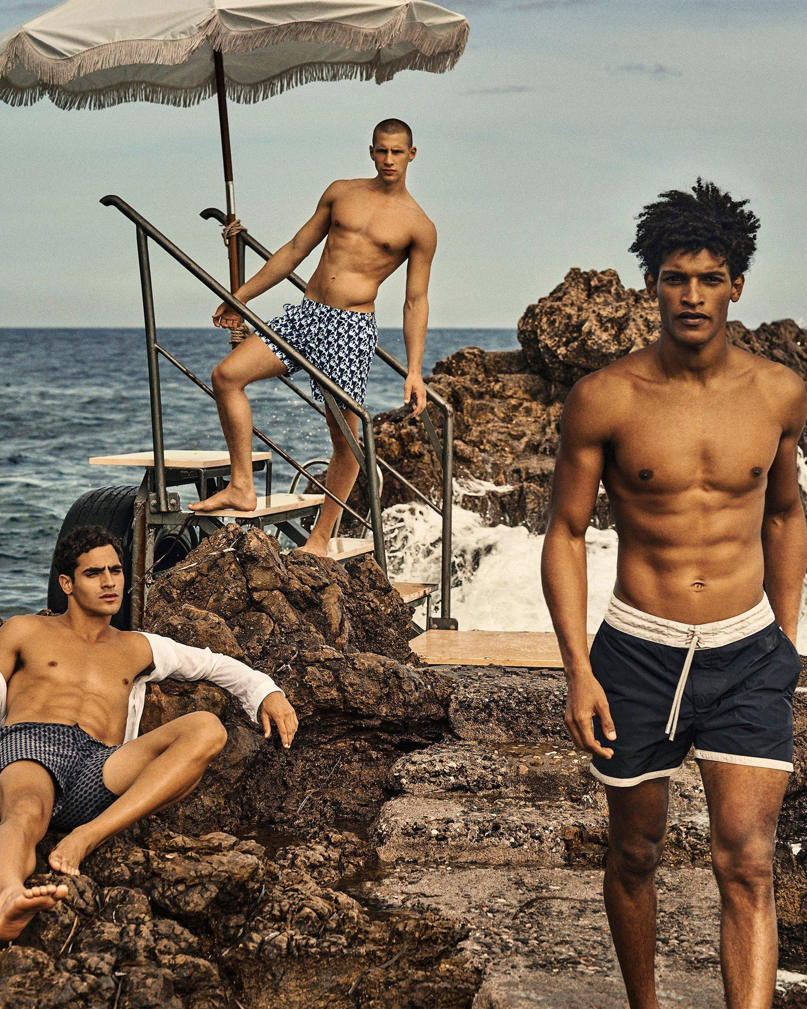 Setter Ink Shorter-Length Rope Drawcord Board Shorts | Ink