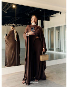 OVU Knit Cape | Coffee