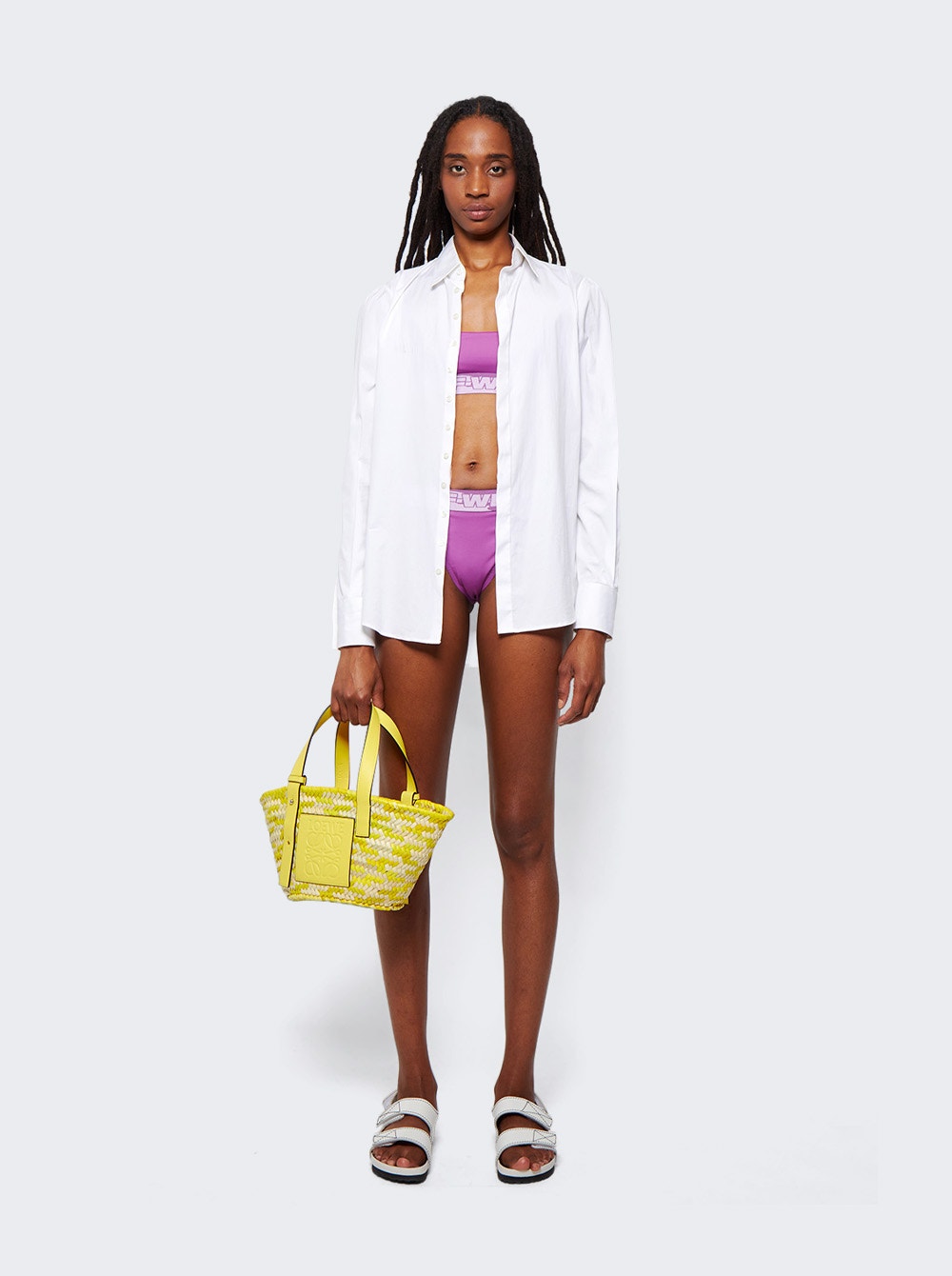 Women | Off-White | Logo Band Bikini | Pink