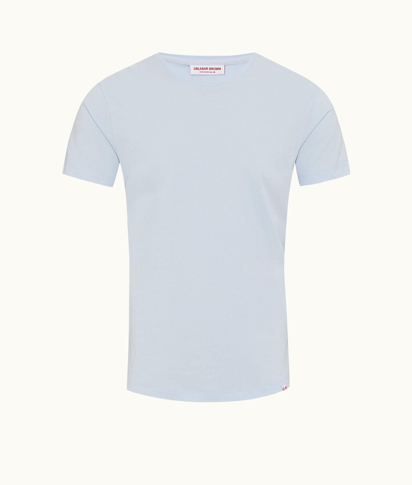 Ob-T Tailored Fit Crewneck Organic Cotton T-Shirt | Hush