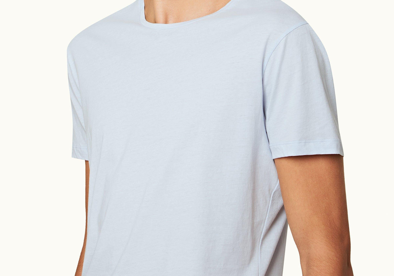Ob-T Tailored Fit Crewneck Organic Cotton T-Shirt | Hush