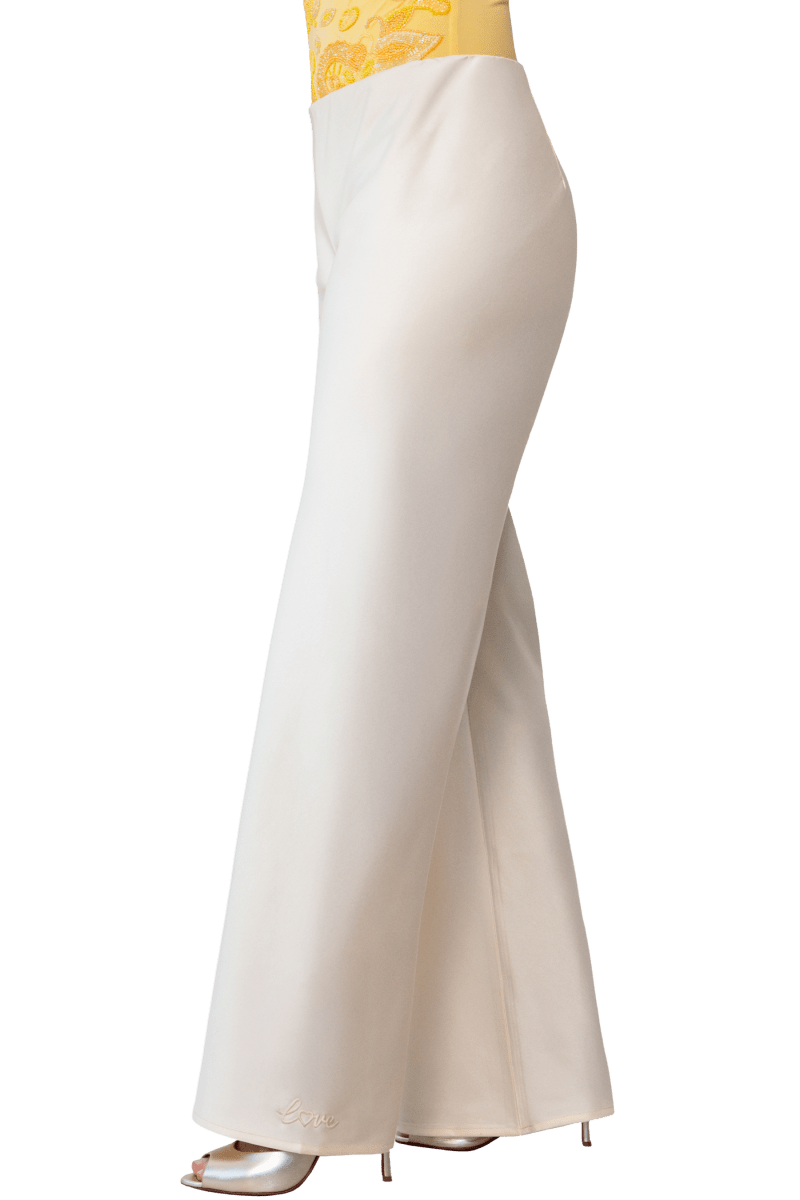 Olivette Satin Pants - Oat - Self - Adore