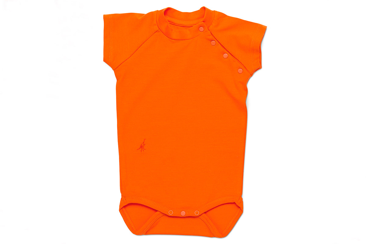 SS Bamboo Bodysuit | Roaring Orange
