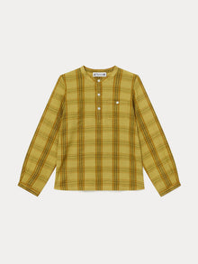 Boy | Henley Neck Shirt For Boys | Acid Yellow