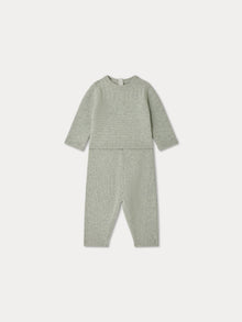 Boy | Gavin Set In Cotton And Wool | Turtledove Gray