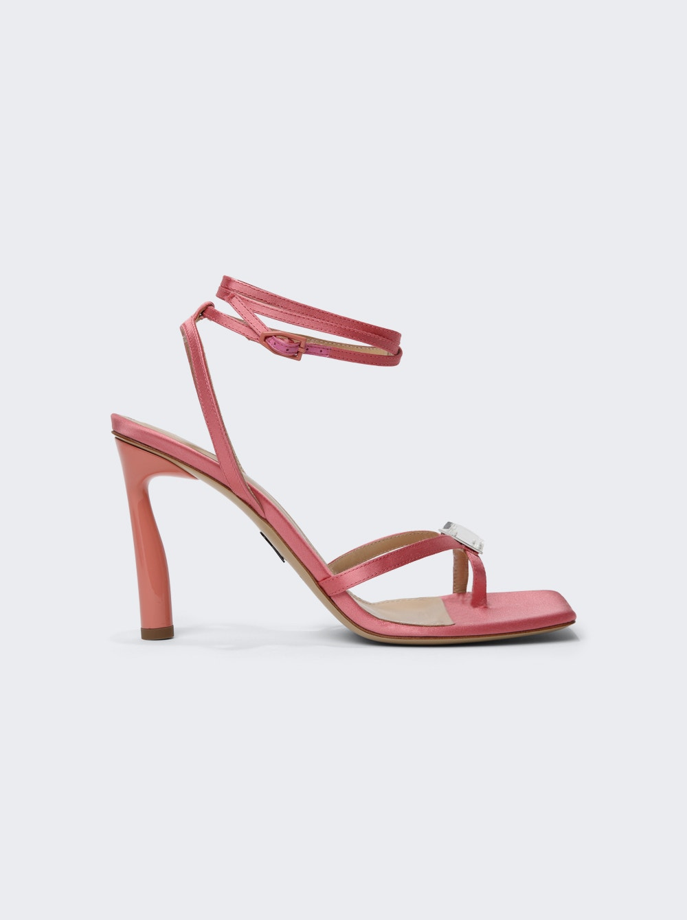 Women | Paul Andrew | Cube Toe Ring High Heel Sandal | Blossom Pink
