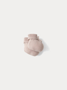 Unisex | Baby Cashmere Booties | Puce