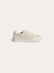 Unisex | Cameron Leather Trainers | Beige