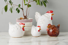 Ceramic Country French Rooster | White | Large