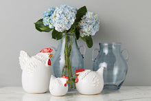 Ceramic Country French Hen | White | Small