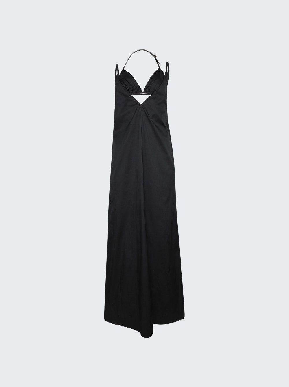 Women | Zeynep Arcay | Triangle Maxi Poplin Dress | Black