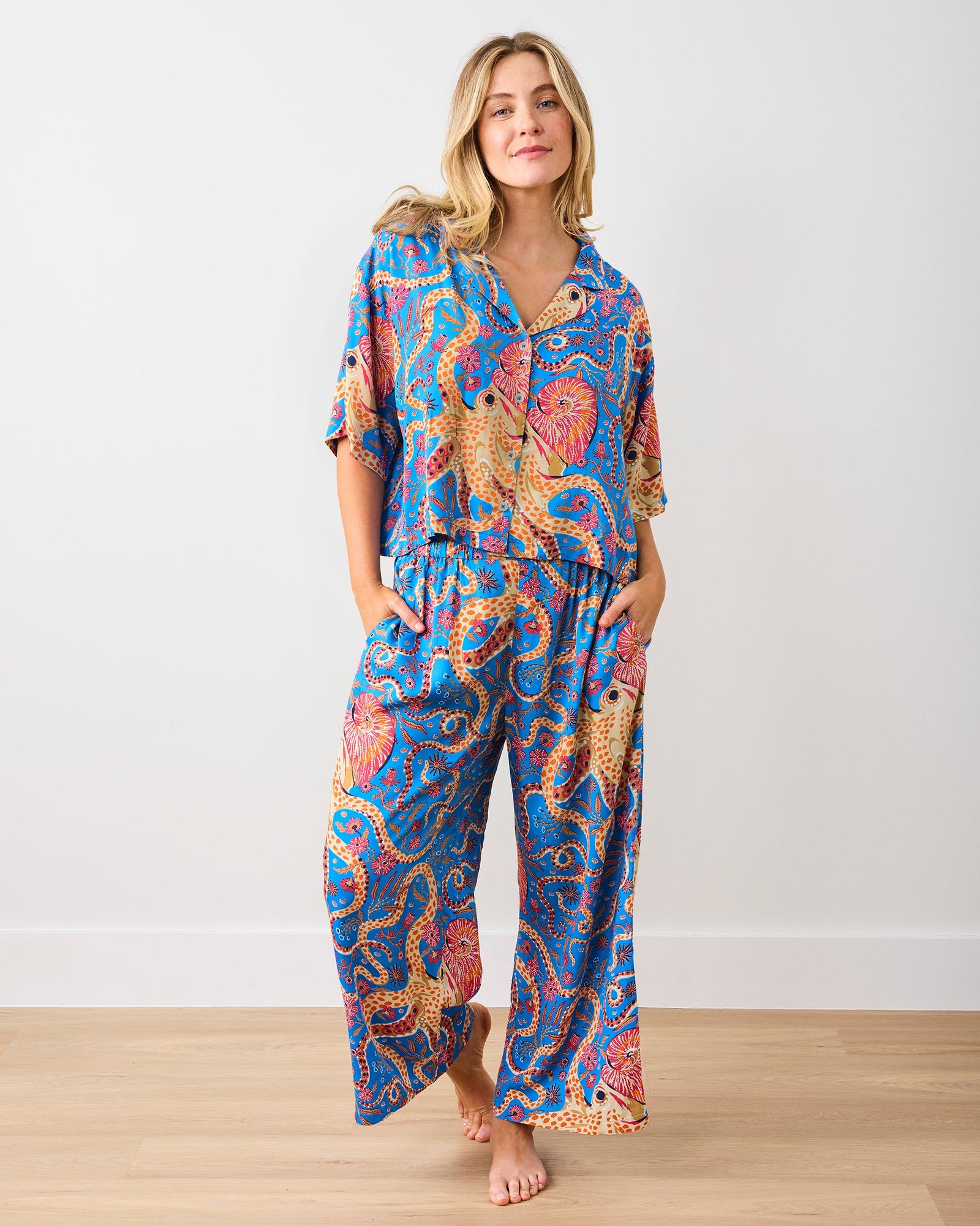 Octopus IsIe - Eco Satin Wildest Dreams Set - Ocean Eyes - Printfresh