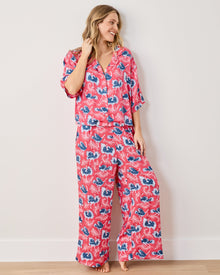 Ostrich Dance - Eco Satin Wildest Dreams Set - Fancy Pink - Printfresh