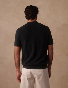 Men | BreezeKnit Polo | Black