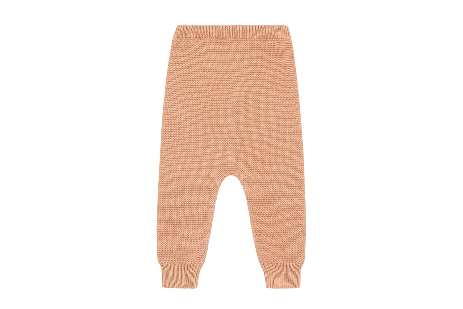 Organic Knit Trousers | Pink Quartz - Mineral Dye