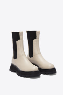 Kate - Lug Sole Combat Boot | Creme Brulee