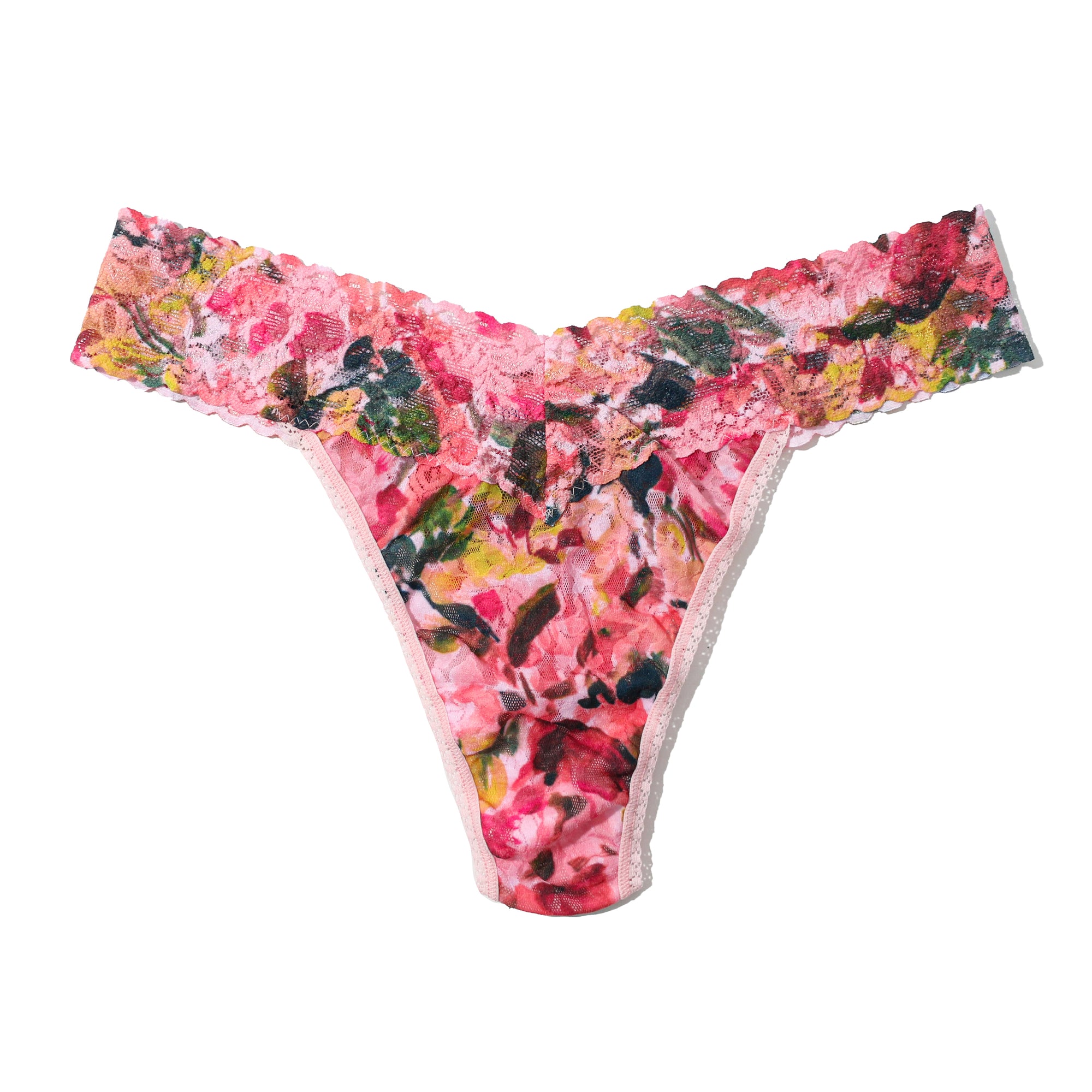 Signature Lace Original Rise Thong | Masterpiece (Pink)