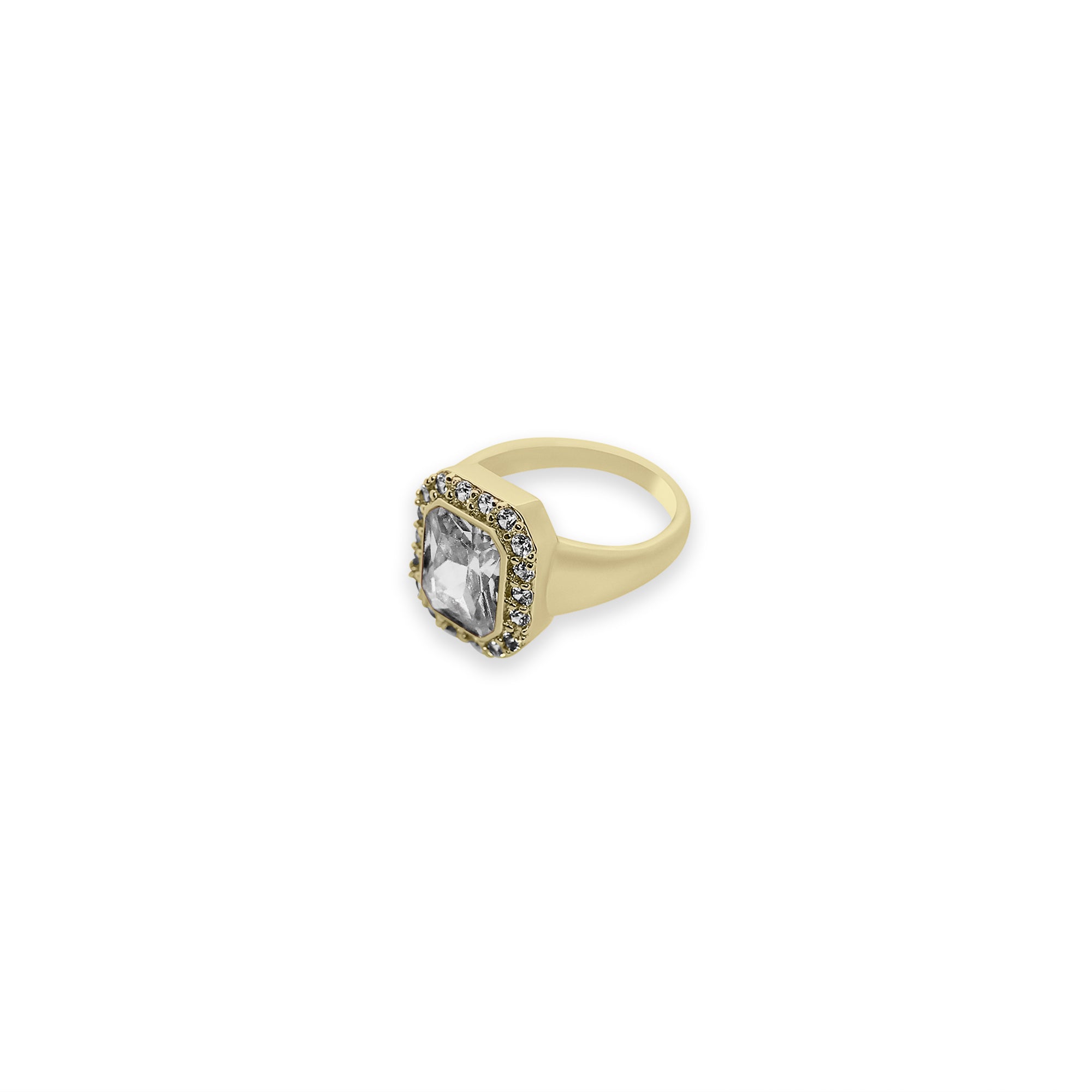 The Frosted Cocktail Ring (Smith & Cult X Argento Vivo) | 14K Yellow Gold-Plated