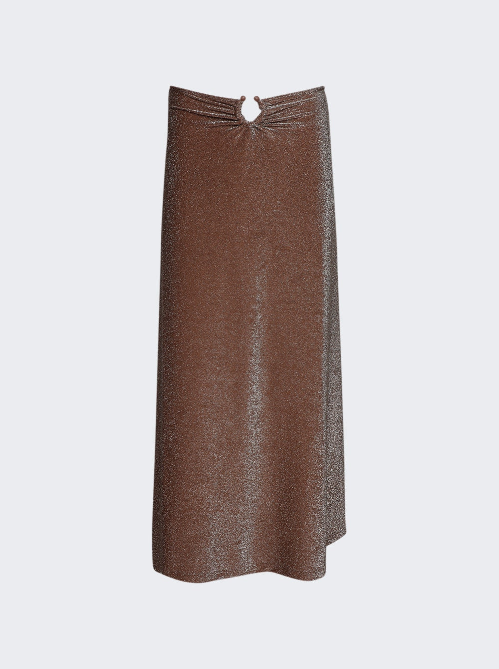 Johanna Ortiz | Rainstorm Midi Skirt Dark Chocolate | Brown