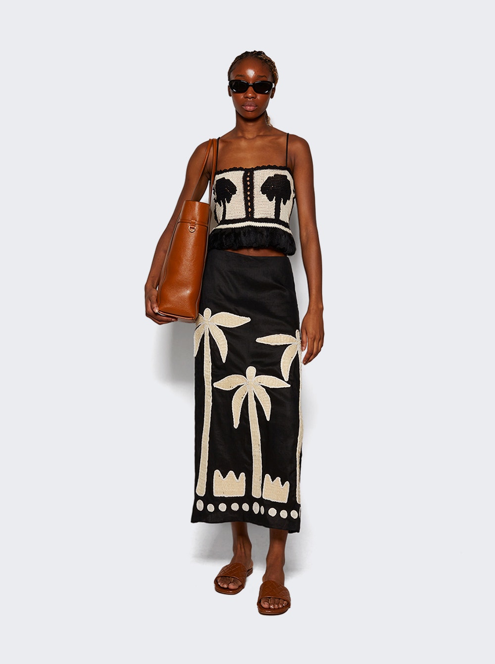 Johanna Ortiz | Feliz Augurio Maxi Skirt | Black