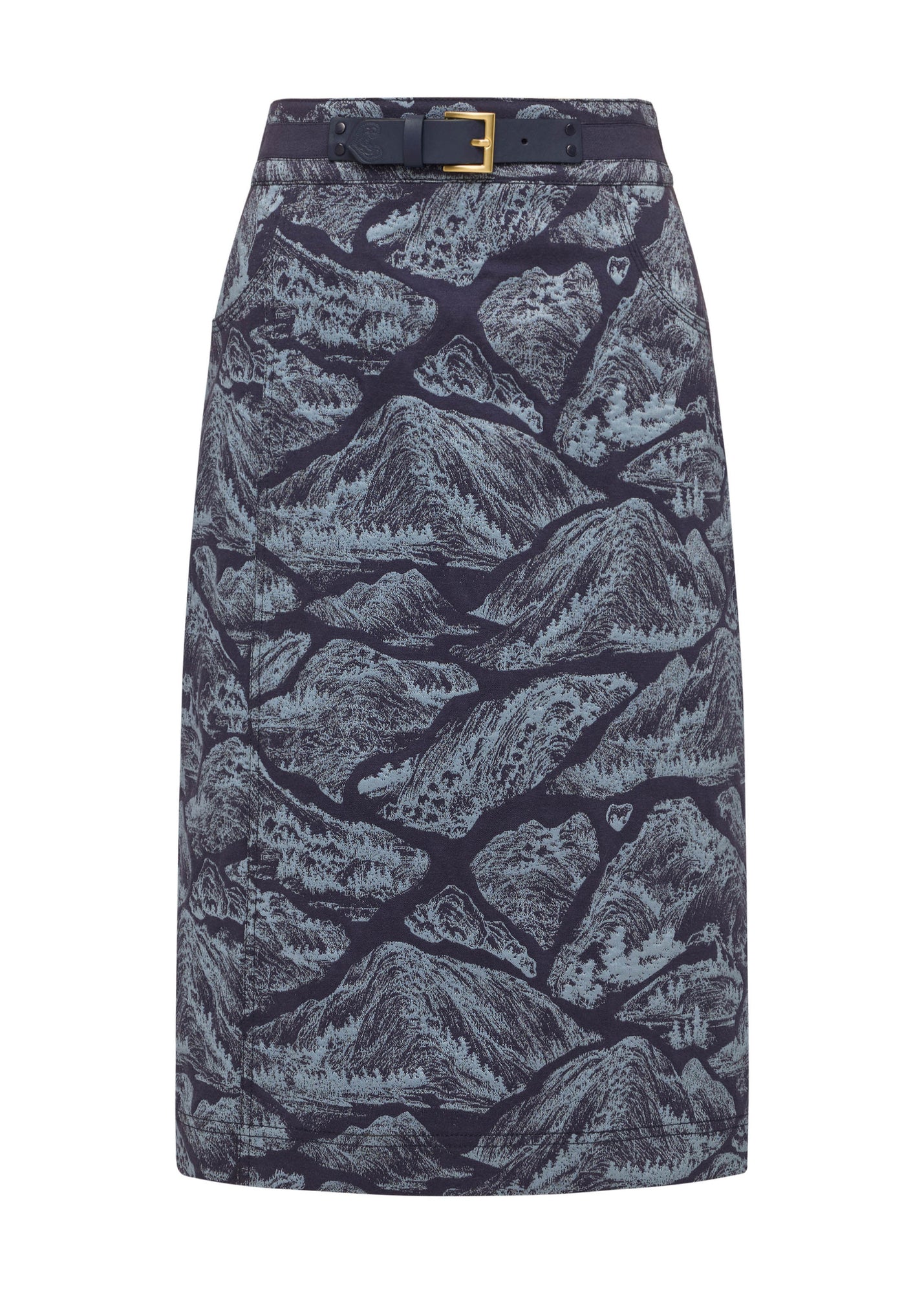 Pattern Skirt | Blue